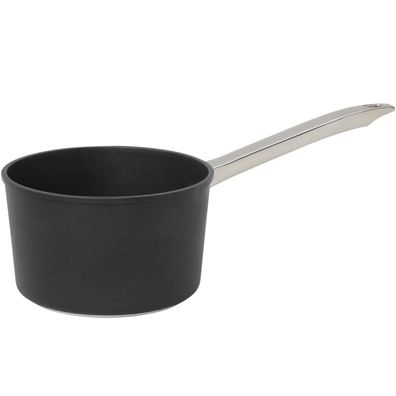 SKK Guss Stieltopf 16 cm Kochtopf Antihaft beschichtet Soßentopf Edelstahlgriff