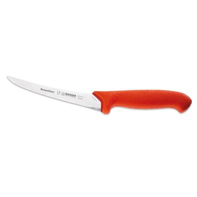 Giesser Ausbeinmesser 15 cm mit starker Klinge spitz zulaufend rot