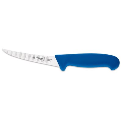 Giesser kurzes Ausbeinmesser 13 cm mit halb-flexibler Kullenschliff-Klinge blau