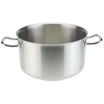 SKK Profi Fleischtopf 45cm Induktion 18/10 Edelstahl XL Kochtopf groß Suppentopf