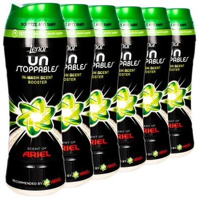 6x Lenor Unstoppables Scent of Ariel Wäscheparfüm 264g