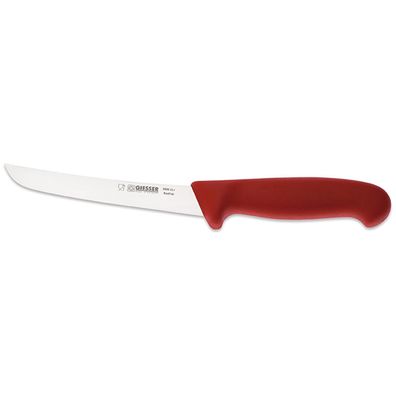 Giesser Ausbeiner 15 cm rot Ausbeinmesser starre Messerklinge gebogen 2605 15 r