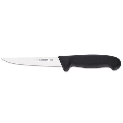 Giesser kurzes Ausbeinmesser 14 cm Ausbeiner schwarz steife Klinge schmal 316514