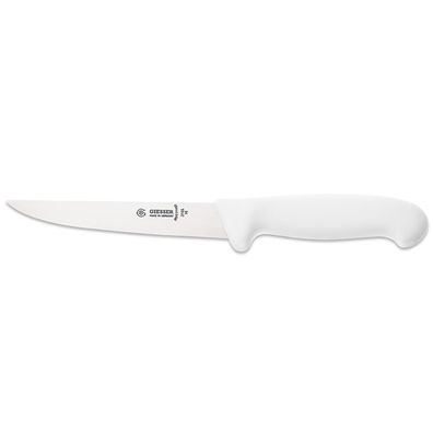 Giesser Ausbeinmesser 16 cm weiss mit schmaler steifen Klinge Ausbeiner 3165 16w