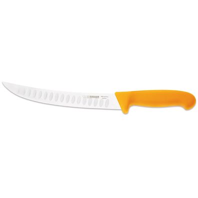 Giesser Zerlegemesser 22 cm gebogene Kullenschliff-Klinge Zuschneidemesser gelb