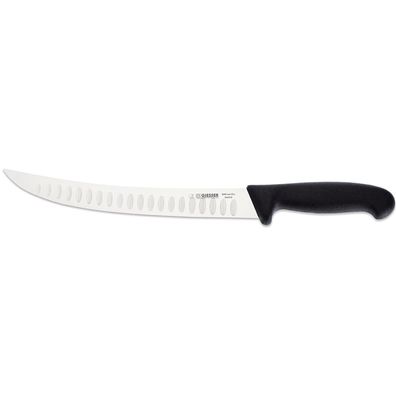 Giesser Zerlegemesser 25 cm gebogene Kullenschliff-Klinge Zuschneidemesser schwarz