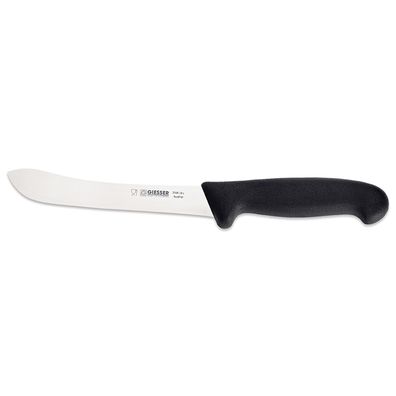 Giesser Abhäutemesser 16cm schwarz Hautmesser Klinge steif leicht gebogen 210516