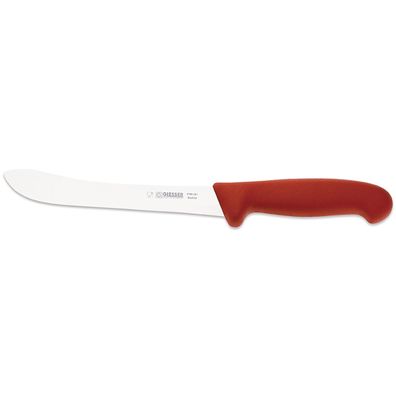 Giesser langes Abhäutemesser schmale 18 cm Klinge leicht gebogen rot