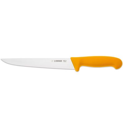 Giesser langes Stechmesser 21 cm gerader Klingenrücken & starke Messerklinge gelb