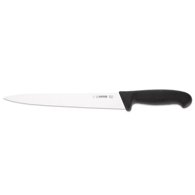Giesser langes Stechmesser 24 cm mit steifer mittelspitzen Messerklinge schwarz