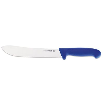 Giesser Zuschneidemesser 21 cm Zerlegemesser mit breiter geschweifter Klinge blau