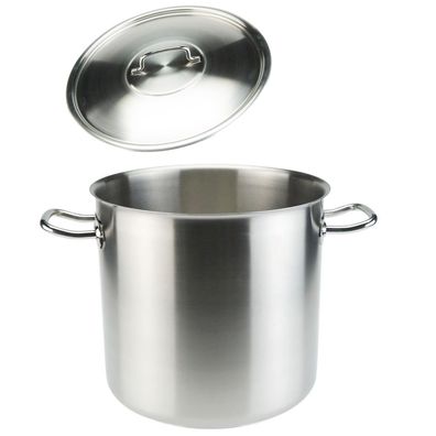 SKK Profi Suppentopf Ø 32 cm Induktion & Edelstahl Deckel Kochtopf Edelstahltopf