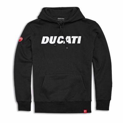 DUCATI Logo Kapuzen Sweatshirt Hoodie Pullover schwarz 98771203