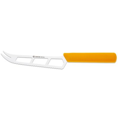 Giesser Weichkäsemesser 15cm Messer gelb gebrochene Wellenschliff-Klinge 965515g