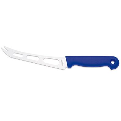 Giesser Weichkäsemesser 15 cm blau Klinge gebrochen gezahnt 2 Spitzen 9655sp15 b