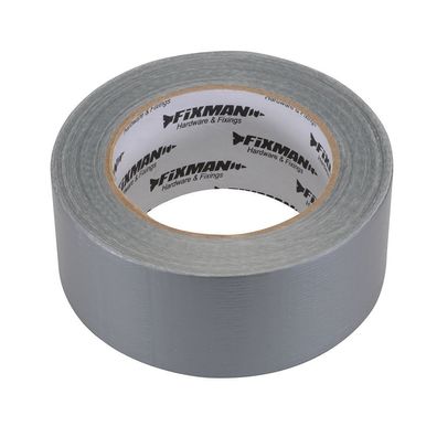 Starkes Gewebe-Klebeband 50 mm x 50 m silber