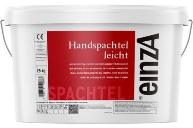 einzA Handspachtel leicht 25 kg weiß