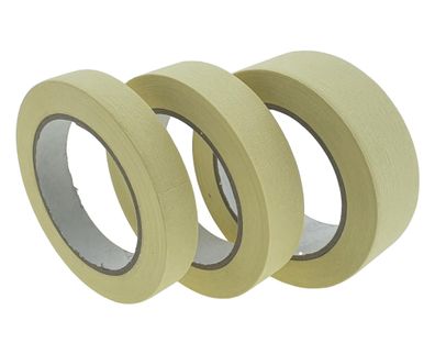 Flachkreppband Set 18-24-36mm x 40m