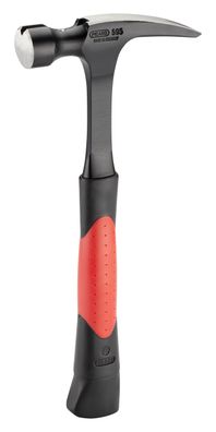 PICARD Ganzstahl Rip Hammer 1.025g mit 2-Komponenten-Griff Nr. 595 glatt