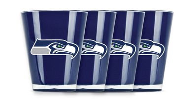 NFL Seattle Seahawks 4er Set Shot Gläser Schnaps Glas Schnapsglas 4 Stück