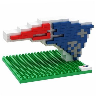 NFL New England Patriots 3D BRXLZ Puzzle Logo Set Football