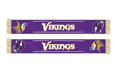 NFL Schal Minnesota Vikings Fanschal Scarf HD Knitted Jaquard 5056146896057