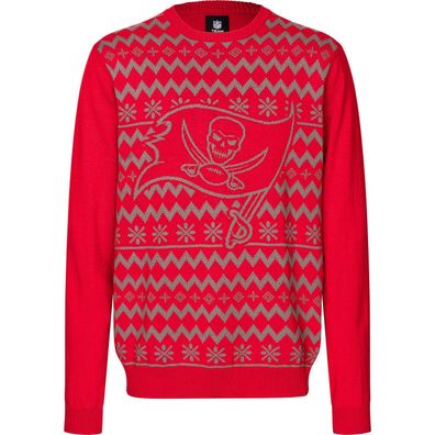 NFL Tampa Bay Buccaneers Ugly Sweater Big Logo 2-Color Christmas Pullover Weihnachten