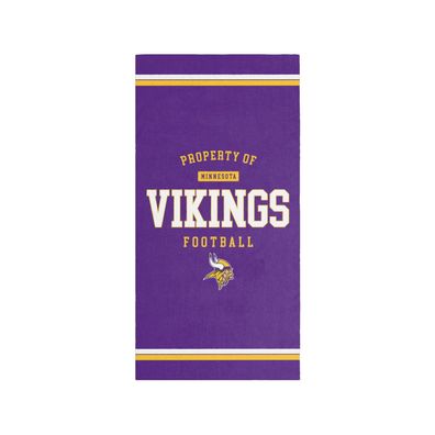 NFL Minnesota Vikings Beach Towel Strandtuch Badetuch Property of 5051586207494