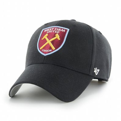 West Ham United London Basecap Cap Baseballcap MVP Logo schwarz 196002061771 Kappe