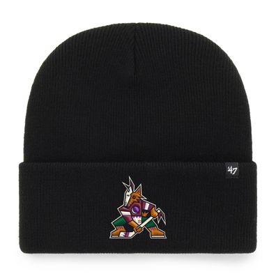 NHL Arizona Coyotes Vintage Wollmütze Mütze Haymaker 196505462570 schwarz Beanie Hat
