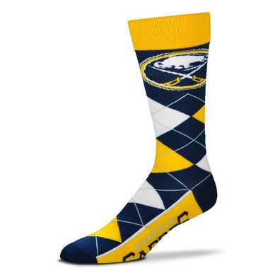NHL Buffalo Sabres Strümpfe Socken Graphic Argyle Lineup Socks 889536817500