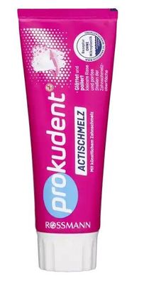 Prokudent Actischmelz Zahncreme mit Flourid, 75 ml