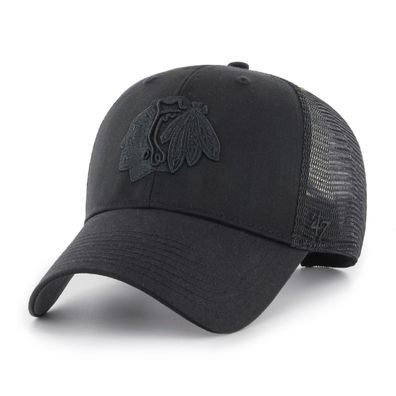 NHL Chicago Blackhawks Cap Basecap Baseballcap Branson Trucker 196895629034 schwarz