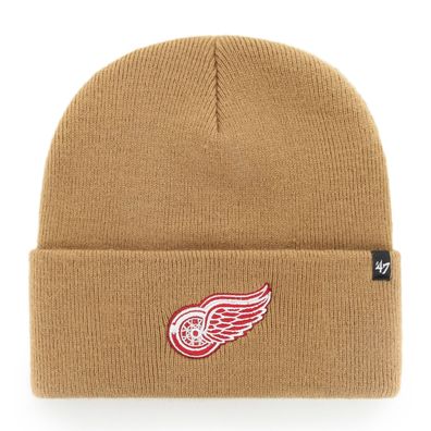 NHL Detroit Red Wings ´47 Wollmütze Winter Cuff Knit Haymaker Camel 196505462549