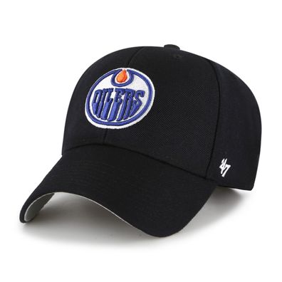 NHL Edmonton Oilers Cap Basecap Baseballcap MVP Schwarz 196895641296 Kappe