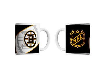 NHL Kaffeetasse Boston Bruins Shadow Logo Becher Tasse Coffee Mug 4262438786192
