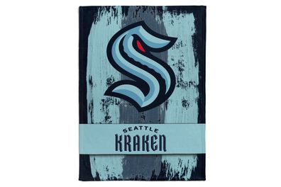 NHL Kuscheldecke Seattle Kraken Decke Fleece Throw Brush Blanket 150x200cm