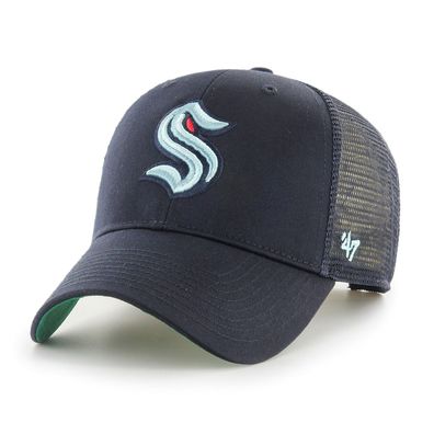 NHL Seattle Kraken Cap Basecap Baseballcap Branson Trucker 195000562358 navy