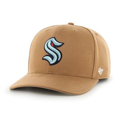 NHL Seattle Kraken Cap Basecap Baseballcap MVP DP 196002741147 Camel Kappe