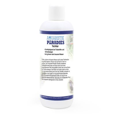 Aquaristik Paradies Teichklar 500 ml (17,80€/1l)