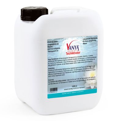 VANYA TeichAktivator 5.000 ml - Reaktiviert das biologische Gleichgewicht