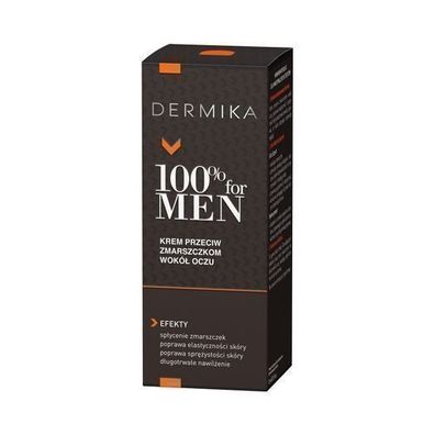 Dermika 100% For Men Anti-Falten Augencreme, 15ml