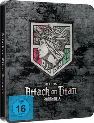 Attack on Titan - Staffel 2 - Gesamtausgabe - Steelbook - Blu-Ray - NEU