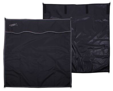 Stallvorhang 170 x 180cm - Farbe: Schwarz Größe: 170x180