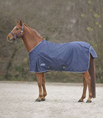 Comfort Regendecke mit Kreuzbegurtung - Farbe: marine Größe: 165 cm