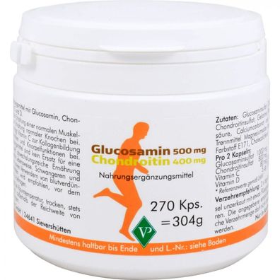 Glucosamin 500mg + Chondroitin 400mg Kaps