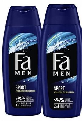 Fa Duschgel Sport, 2x250ml (Vegan)