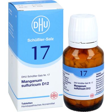 Biochemie DHU 17 Manganum sulfuricum D12 Tabl