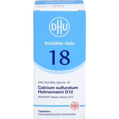 Biochemie DHU 18 Calcium sulfuratum D12 Tabl