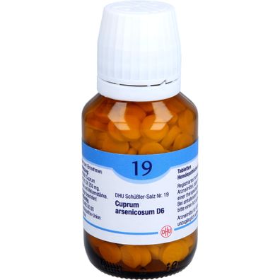 Biochemie DHU 19 Cuprum arsenicosum D 6 Tabl